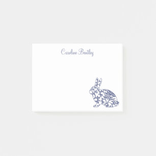 Chinoiserie Bunny Rabbit Notepad