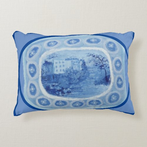 Chinoiserie Chinese Platter Ginger Jar Jars Throw Accent Pillow