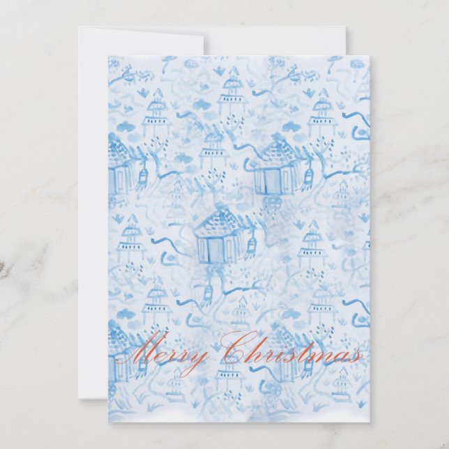 Chinoiserie Christmas Card (Front)