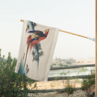 Chinoiserie Colorful Pheasant Bird & Pine Art