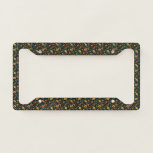 Chinoiserie Design License Plate Frame