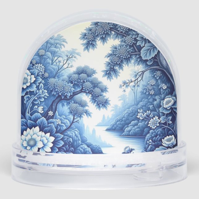 CHINOISERIE DREAM SNOW GLOBE (Back)