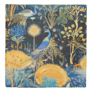 Chinoiserie Exotic Birds Botanical Pattern (10) Duvet Cover