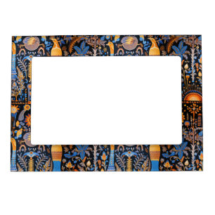Chinoiserie Exotic Birds Botanical Pattern (10) Magnetic Frame