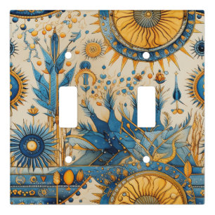 Chinoiserie Exotic Birds Botanical Pattern (1) Light Switch Cover
