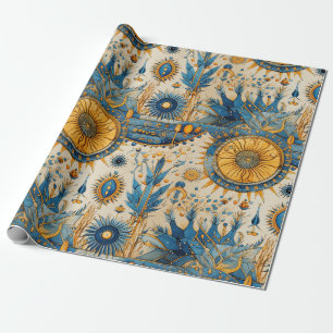 Chinoiserie Exotic Birds Botanical Pattern (1) Wrapping Paper