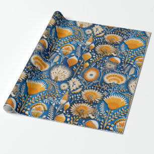 Chinoiserie Exotic Birds Botanical Pattern (2) Wrapping Paper