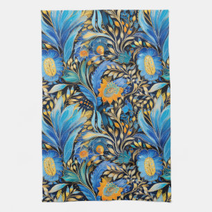 Chinoiserie Exotic Birds Botanical Pattern (3) Kitchen Towel