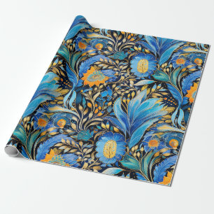 Chinoiserie Exotic Birds Botanical Pattern (3) Wrapping Paper