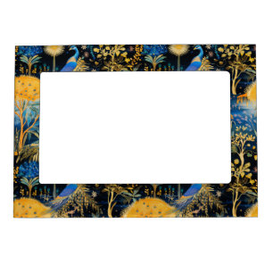 Chinoiserie Exotic Birds Botanical Pattern (5) Magnetic Frame