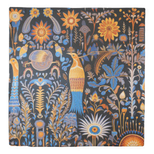 Chinoiserie Exotic Birds Botanical Pattern (6) Duvet Cover