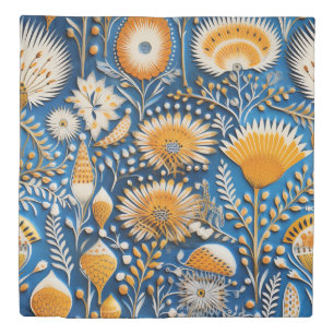 Chinoiserie Exotic Birds Botanical Pattern (7) Duvet Cover