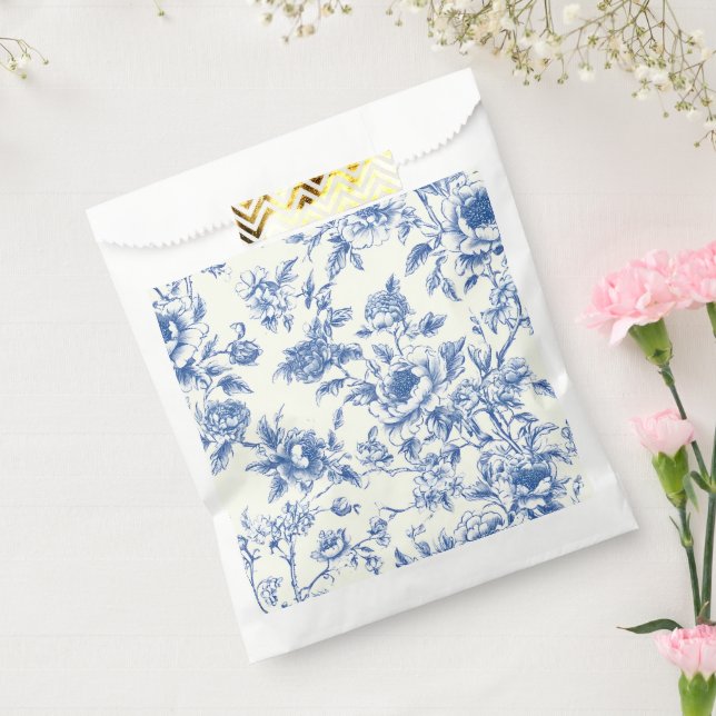 Chinoiserie Floral Favor Bags (Sealed)