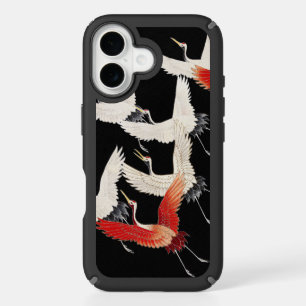 Chinoiserie Flying Crane Zen Minimalist Kimono Art iPhone 16 Case
