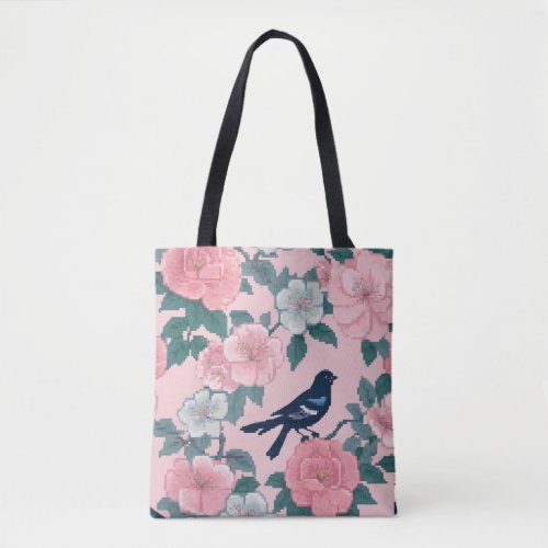 Chinoiserie Garden Tote Bag Natures Elegance