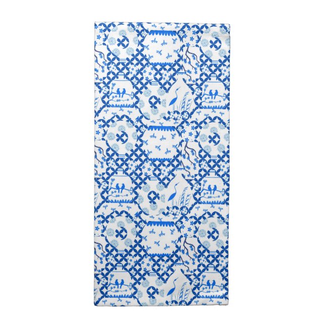 Chinoiserie Ginger Jar Jars  Cloth Napkin (Half Fold)