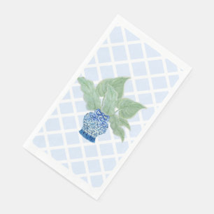 Chinoiserie Ginger Jar Jars Leaves Paper Guest Towels