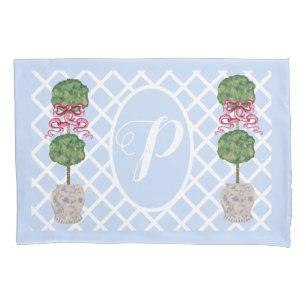 Chinoiserie Ginger Jar Jars Topiary Basket Pillow  Case