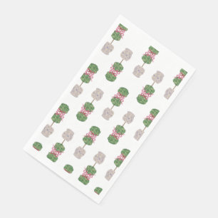 Chinoiserie Ginger Jar Jars Topiary Paper Guest Towels