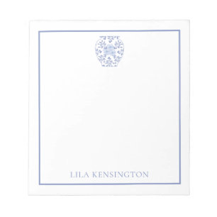 Chinoiserie Ginger Jar Vase Personalized Notepad