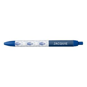Chinoiserie Ginger Jars Custom Name Pen