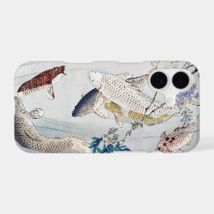 Chinoiserie Koi Fish & Purple Wisteria Print iPhone 17 Case
