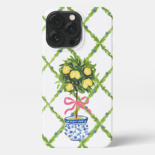 Chinoiserie  Lemon Topiary, Grandmillenial iPhone 13 Pro Case