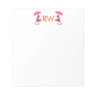 Chinoiserie Monkey Note Pad
