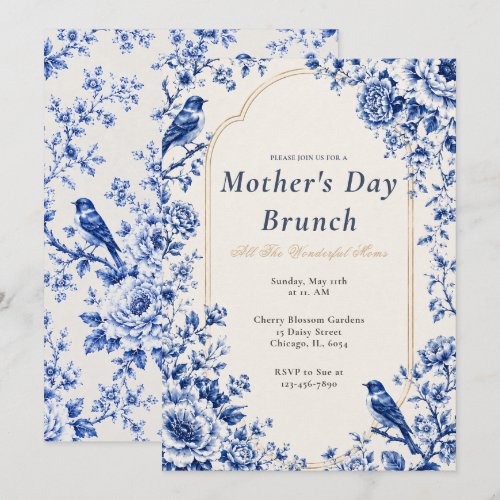 Chinoiserie Mother’s Day Brunch Invitation