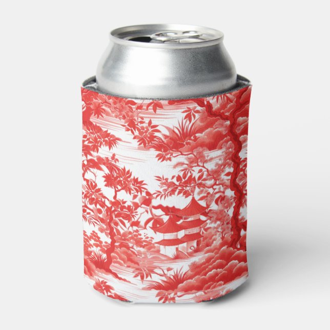 CHINOISERIE PAGODA CAN COOLER (Can Front)