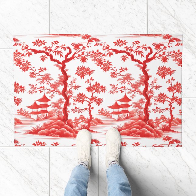 CHINOISERIE PAGODA DOORMAT (Indoor)