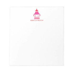 Chinoiserie Pagoda Note Pad