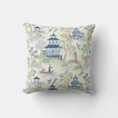 Chinoiserie Throw Pillow