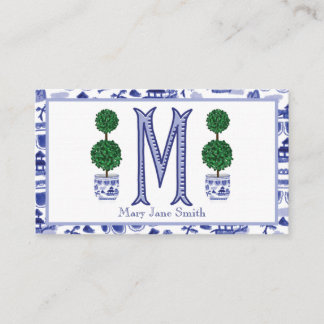 Chinoiserie Topiary Enclosure Cards