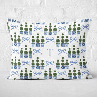Chinoiserie Topiary Tree Bow Monogrammed