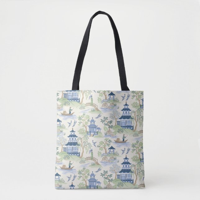 Chinoiserie Tote Bag (Front)