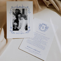 Chinoiserie Vintage Calligraphy Wedding
