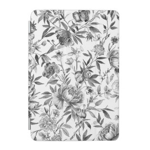 Chinoiserie Watercolor Floral Botanical Painting iPad Mini Cover