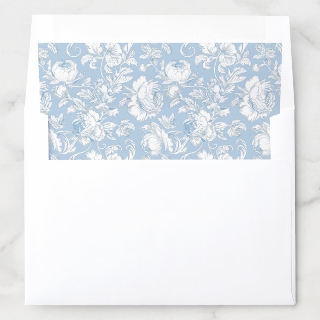 Chinoiserie Wedding Envelope Liner (In Envelope)