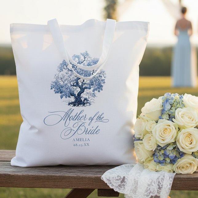 Chinoiserie Wedding Tree Motif Mother Bride ID1094 Grocery Bag (Creator Uploaded)