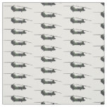 Chinook army helicopter cartoon illustration fabric