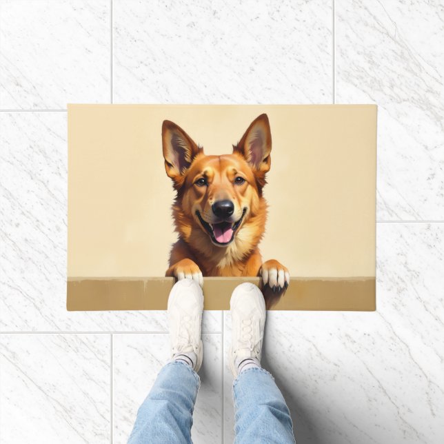 Chinook Dog Doormat Art (Indoor)