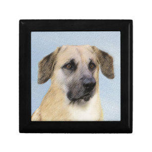 Chinook (Dropped Ears) Painting - Original Dog Art Gift Box