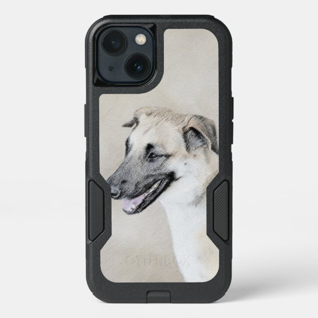 Chinook (Helicopter Ears) Painting - Dog Art Otterbox iPhone Case (Back)