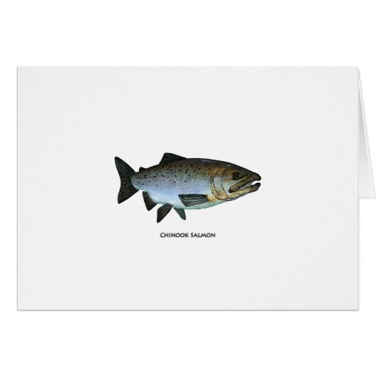 Chinook - King Salmon Cards (Front Horizontal)