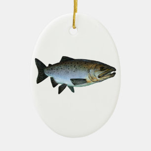 Chinook - King Salmon Ceramic Ornament