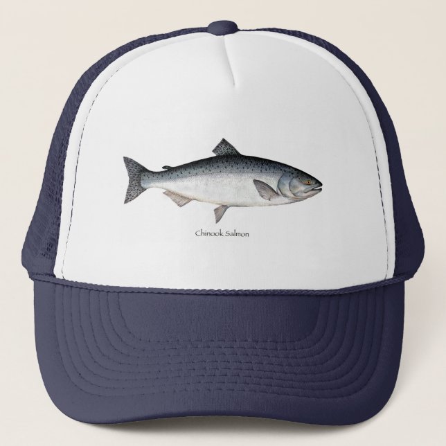 Chinook/King Salmon Salmon Cap (Front)