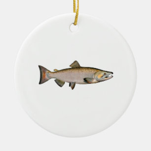 Chinook - King Salmon (spawning phase) Ceramic Ornament
