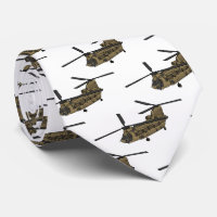 Chinook military helicopter illustration