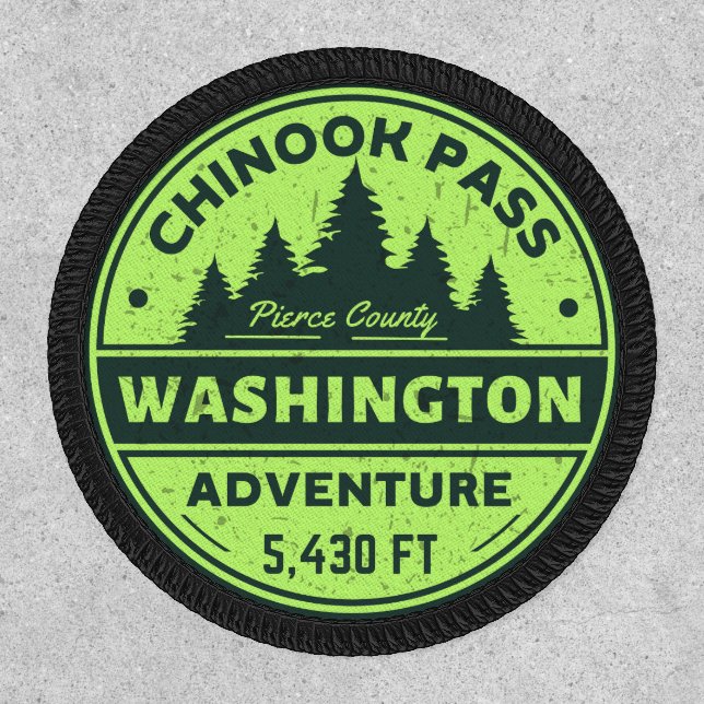 chinook pass hiking california trials patch (Front)